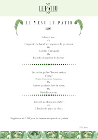 Restaurant Le Patio à Albertville - menu / carte