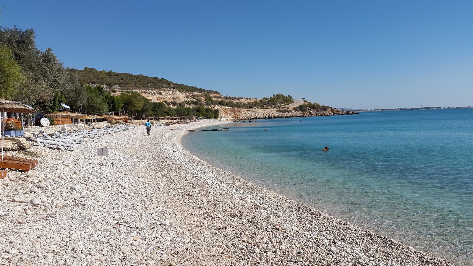 Foto di Spiaggia di Akcakil con una superficie del ciottolo leggero
