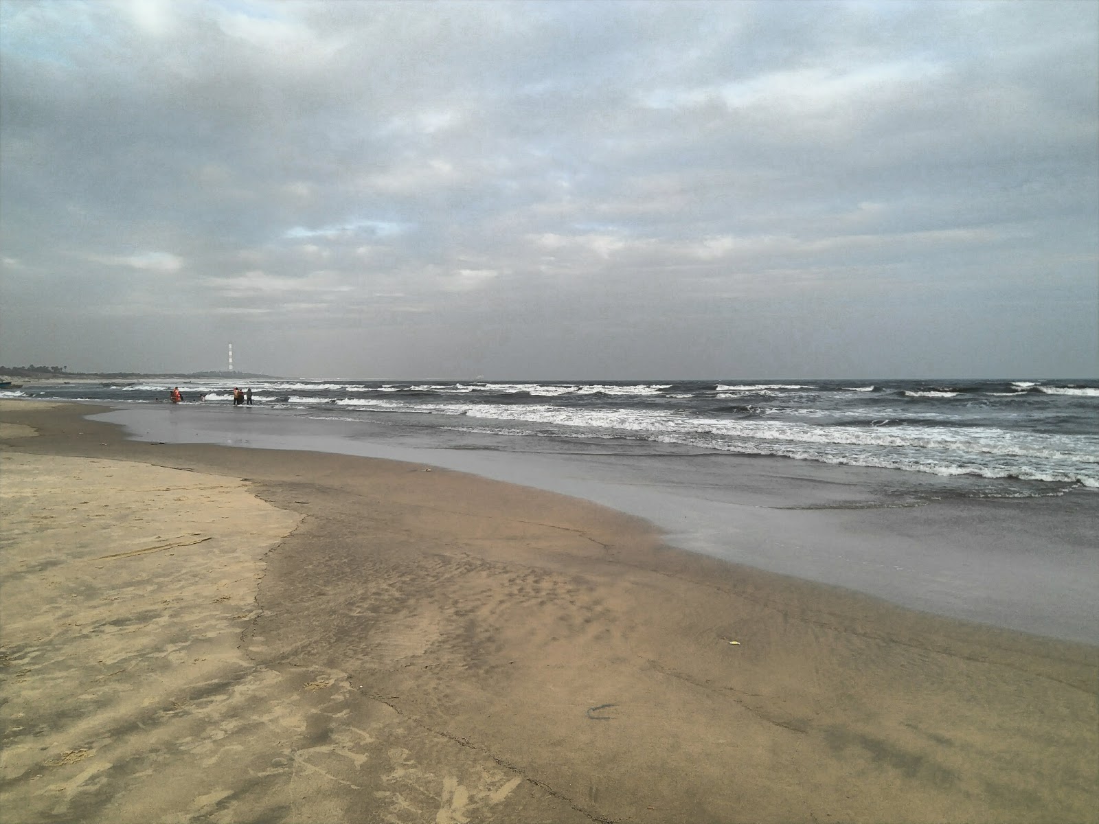 Fotografija Mutyalammapalem Beach in naselje