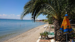 Photo de Milos Camping Beach avec baie spacieuse