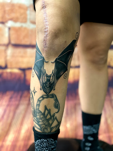 Explore coal mining tattoo ideas, creative tattoo ideas in Modesto, available at Dying Art Tattoo