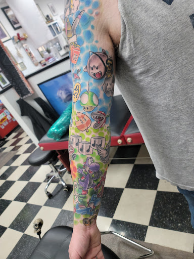 Explore toy story tattoo ideas, creative tattoo ideas in Green Bay, available at Sonic Tattoos