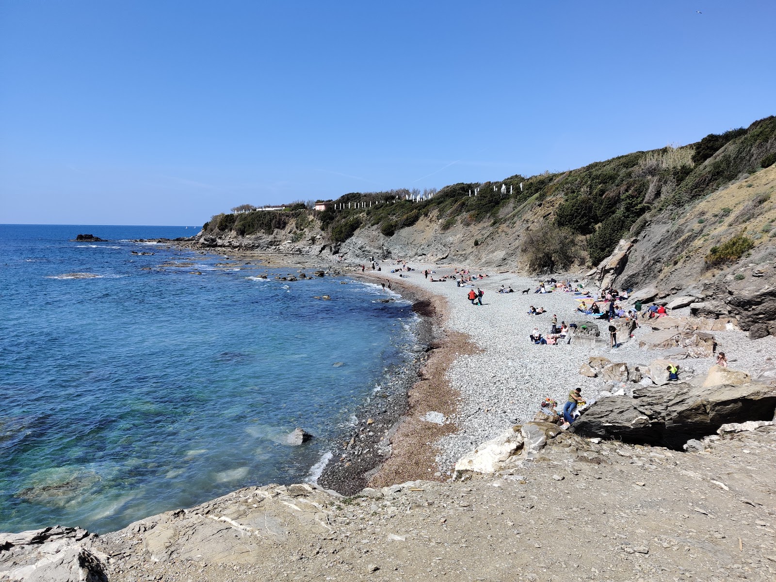 Foto von Spiaggia La Ginestra teilweise ferienortbereich