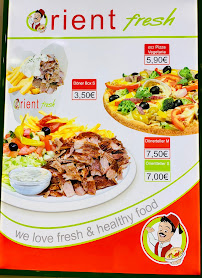 Orient fresh Mettenhof GmbH à Kiel menu