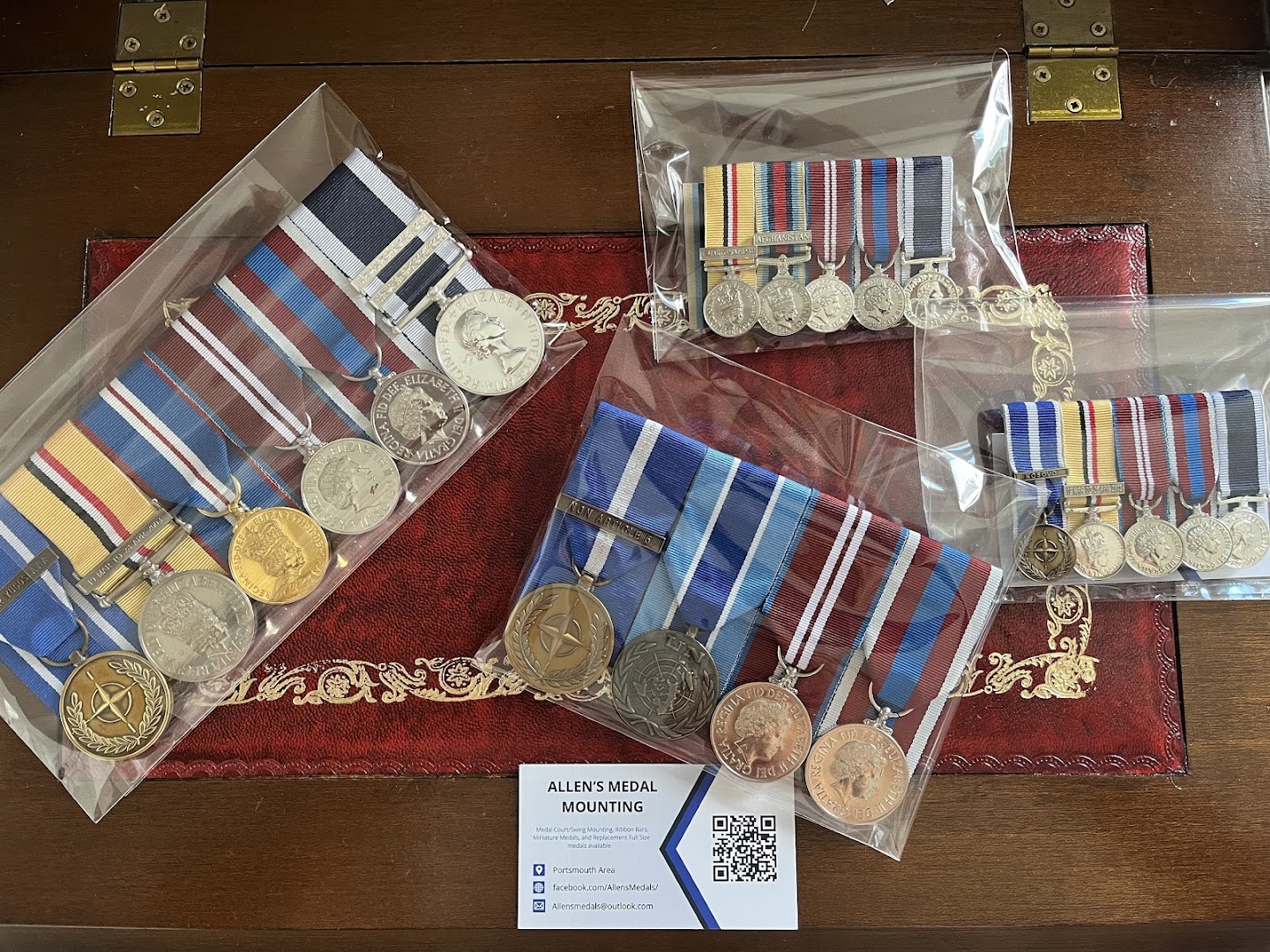 Allen's Medal Mounting - Medal mounting and uniform services