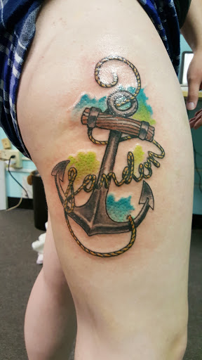 Explore inner bicep tattoo ideas for men, creative tattoo ideas in North Brookfield, available at Marks of Asgard