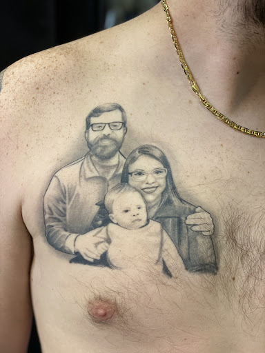 Explore tattoo ideas female thigh, creative tattoo ideas in Willis, available at Half Pint Tattoo Studio