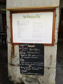 Aromatik à Annecy menu