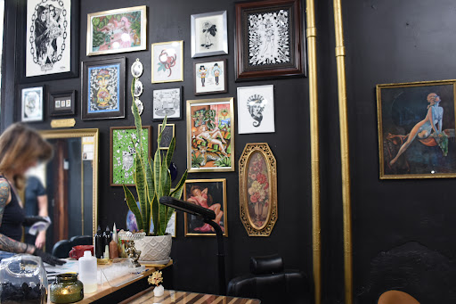 Explore tattoo half sleeve ideas girl, creative tattoo ideas in Des Moines, available at Black Magic Tattoo