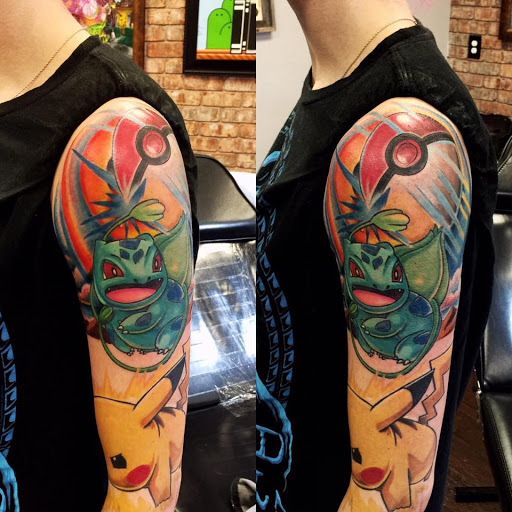 Explore shin tattoo ideas, creative tattoo ideas in Spokane, available at Anchored Art Tattoo