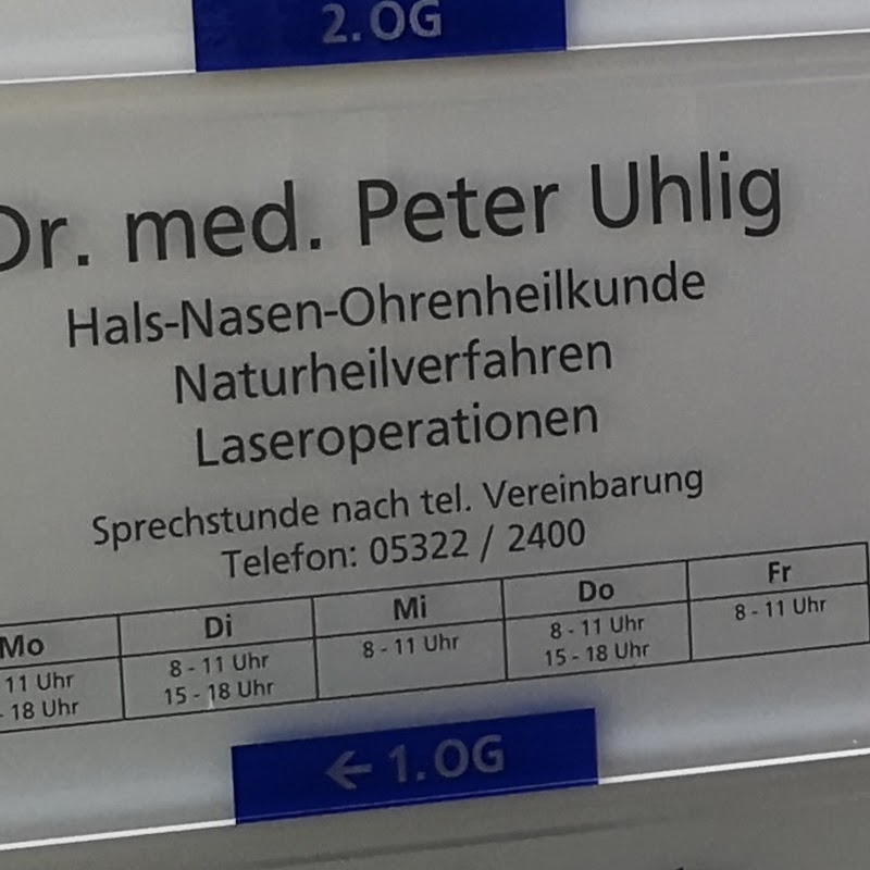 Herr Dr. med. Peter Uhlig