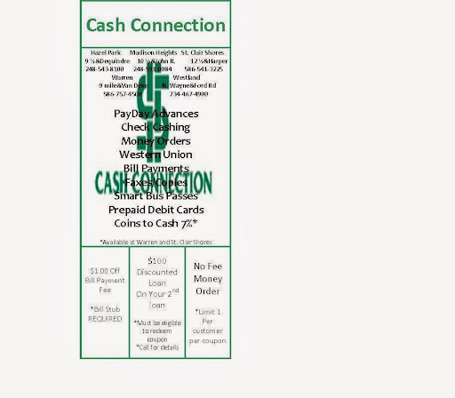 Cash Connection in Warren, Michigan