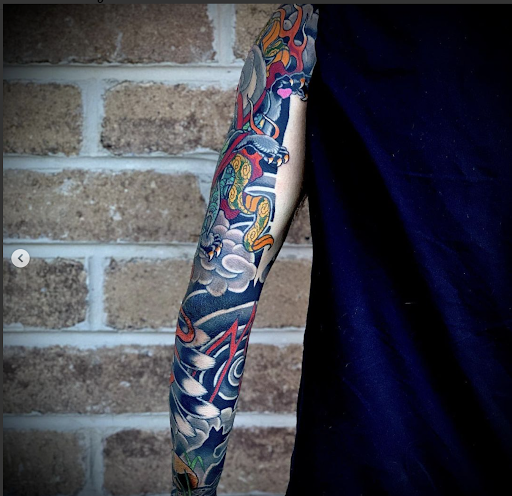 Explore medium tattoo ideas, creative tattoo ideas in Virginia Beach, available at Salt Water Tattoo