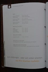 Brauhaus Zollernalb GmbH à Albstadt menu