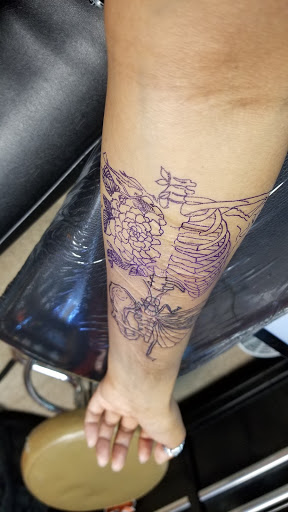 Explore fifth element tattoo ideas, creative tattoo ideas in Dover, available at Walls of Wonder Tattoo And Body Piercing