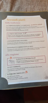 Ristorante Trattoria di Campagna à Sarre menu