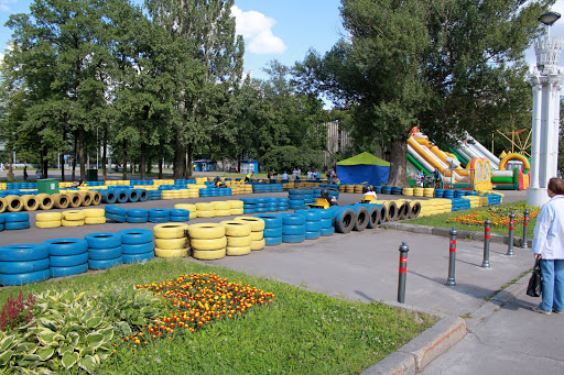 Paddling pools in Moscow