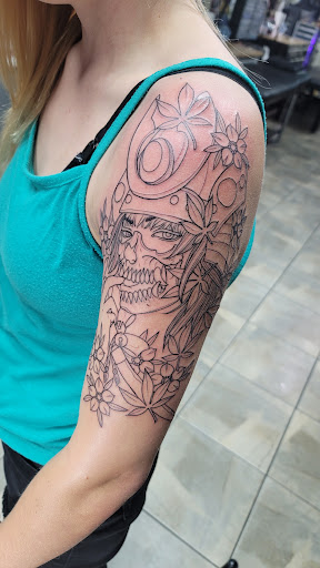 Explore tanning tattoo ideas, creative tattoo ideas in Yakima, available at Wallflower Body Piercing & Crazy Ink Tattoo