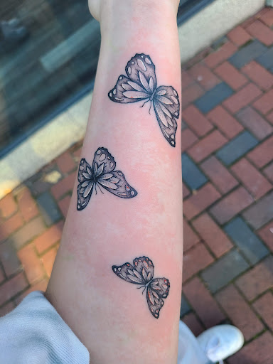 Explore widow tattoo ideas, creative tattoo ideas in Waynesboro, available at Vice City Tattoo