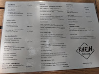 Restaurant allemand RheinSchänke - MM Rheinterrassen GmbH & Co KG à Eltville (le menu)