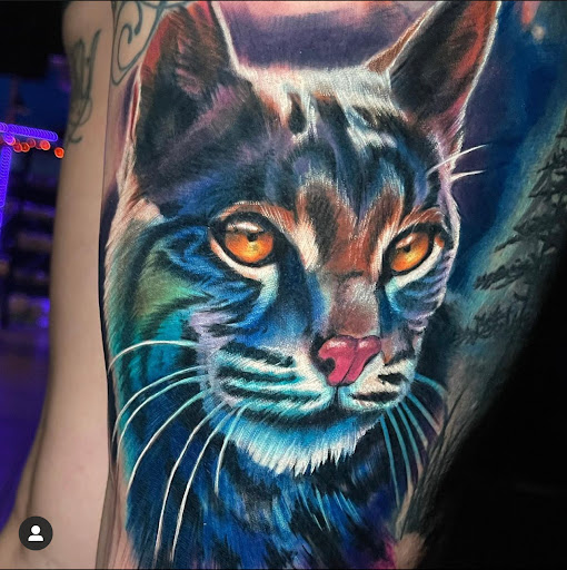 Explore tattoo chest piece ideas, creative tattoo ideas in Cape Coral, available at South of Heaven Tattoo