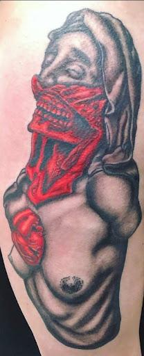 Explore bike tattoo ideas, creative tattoo ideas in Mesa, available at Ranger Tattoo & Piercing