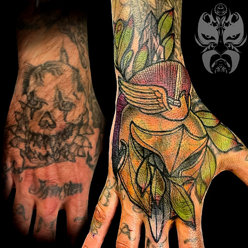 Explore colorado mountain tattoo ideas, creative tattoo ideas in Tempe, available at Club Tattoo