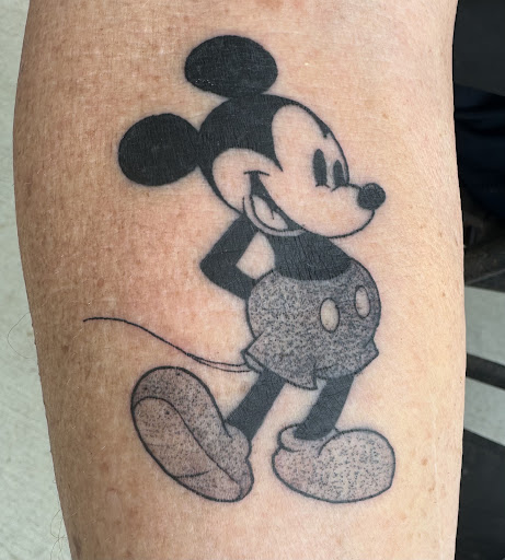 Explore leg sleeve tattoo ideas, creative tattoo ideas in Katy, available at Artistic Impressions Tattoo Studio