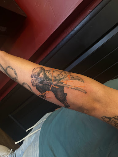 Find arm half sleeve tattoo ideas for your next unique tattoo in Idaho Falls at Sinner Tattoo Studio