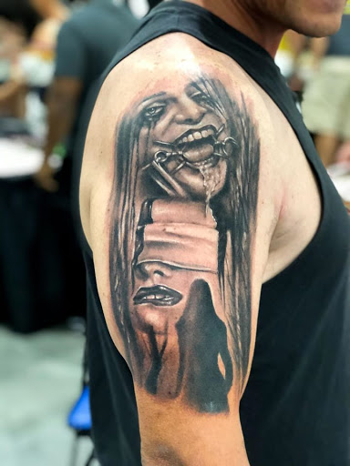 Tattoo Shop «Lucky DeVille Tattoo Co.», reviews and photos, 2333 Niagara Falls Blvd, Amherst, NY 14228, USA