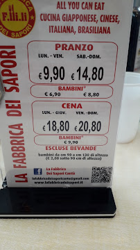 La Fabbrica dei Sapori à Cantù menu