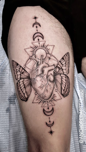 Explore oriental sleeve tattoo ideas, creative tattoo ideas in Spokane, available at Anchored Art Tattoo