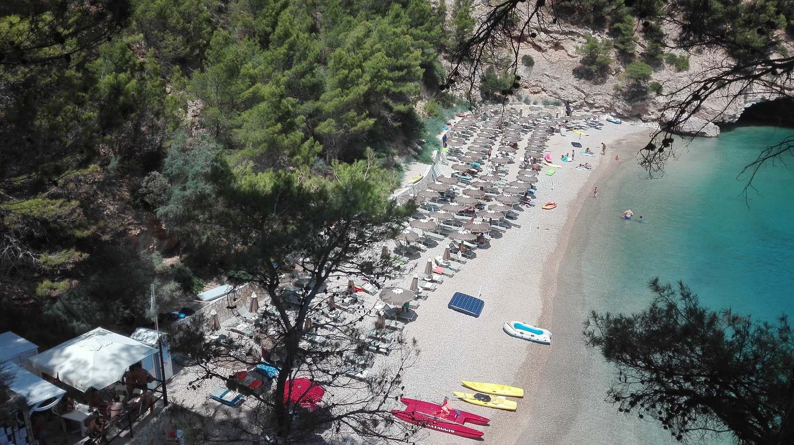Foto av Spiaggia di Portopiatto med liten vik
