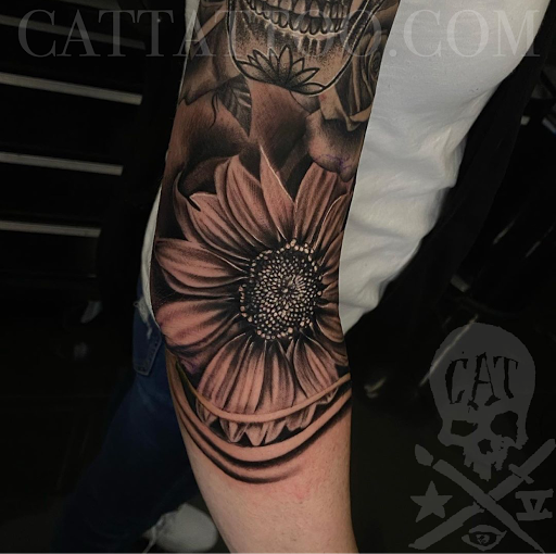 Explore mens ring tattoo ideas, creative tattoo ideas in Addison, available at Cat Tattoo
