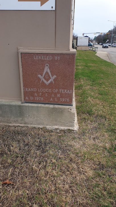 Grand Lodge of Texas Historic Marker
