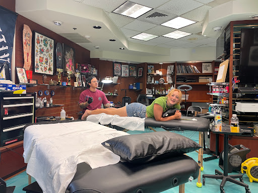 Explore father daughter matching tattoo ideas, creative tattoo ideas in Honolulu, available at Aloha Tattoo Waikiki Hilton Hawaiian Village Rainbow Bazaar