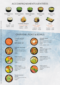 Menu / carte de Sushi Pacha - Restaurant Japonais À Emporter ou En Livraison - Paris à Paris