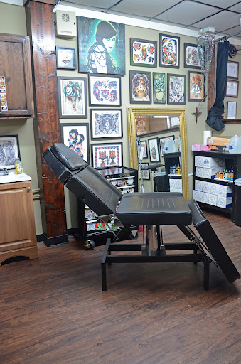 Explore cover up tattoo ideas for leg, creative tattoo ideas in Savannah, available at White Bluff Tattoo Company