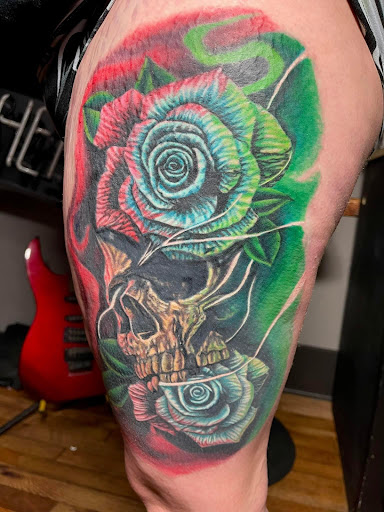 Explore billy joel tattoo ideas, creative tattoo ideas in Conover, available at Polsons Tattoo Studio