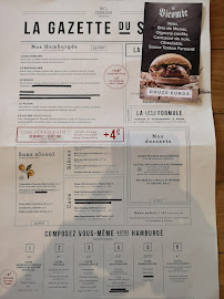Restaurant de hamburgers Big Fernand à Strasbourg - menu / carte