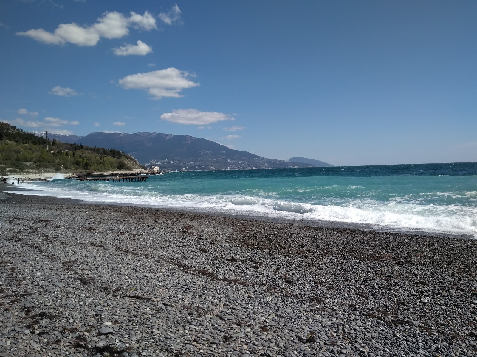 Kurpaty beach'in fotoğrafı uçurumlarla desteklenmiş