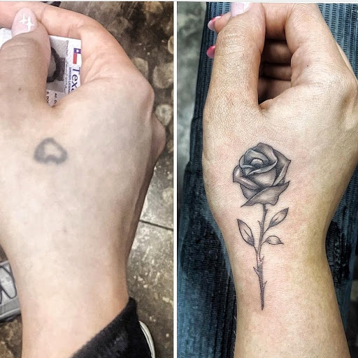 Explore botanical tattoo ideas, creative tattoo ideas in Vancouver, available at Studio X Tattoos & Piercings