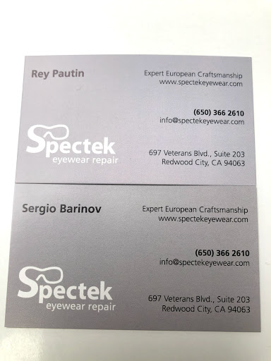 Optician «Spectek Eyewear Repair», reviews and photos, 697 Veterans Blvd, Redwood City, CA 94063, USA