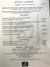 Davisto Restaurant Italien à Nice menu