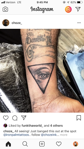 Explore irish flag tattoo ideas, creative tattoo ideas in Atlanta, available at Iron Palm Tattoos & Body Piercing Atlanta