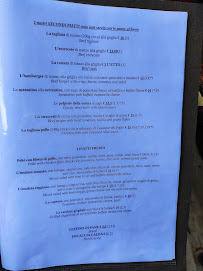 Taverna Tintoretto à Rome menu