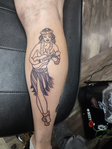 Find traveling tattoo ideas for your next unique tattoo in Clarksville at Love Blood Ink Tattoo