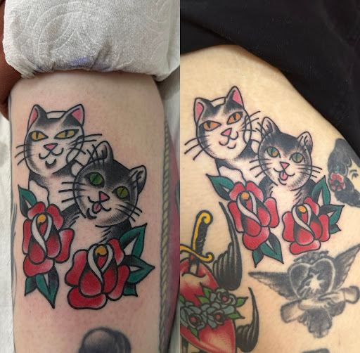 Explore black clover tattoo ideas, creative tattoo ideas in San Diego, available at Wish Tattoo