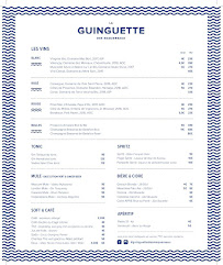 La Guinguette des Maquereaux à Nogent-sur-Marne menu