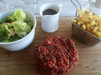 Steak tartare du Restaurant français Auberge de Veyrac - n°1